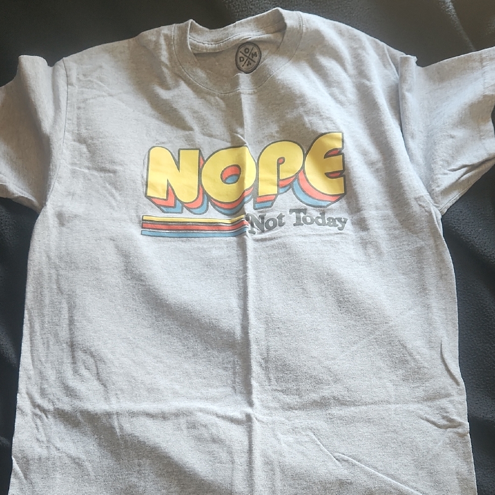 Gray 'Nope Not Today' Kids T-Shirt